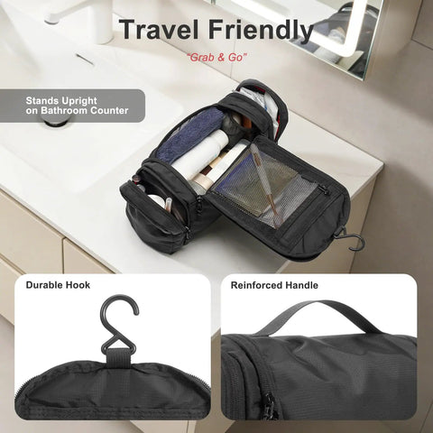 hanging toiletry bag travel dopp kit Finley Leather for Men & Women its water American Tourister Travel Toiletry Kit,