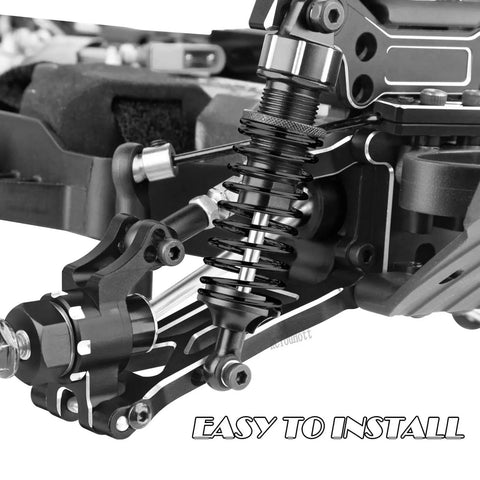 Aluminum RC Suspension Arm and Steering Block Rear Hub Upgrade for 1 Sixteenth Mojave GROM DSC 4X4 RTR CNC Machined precision