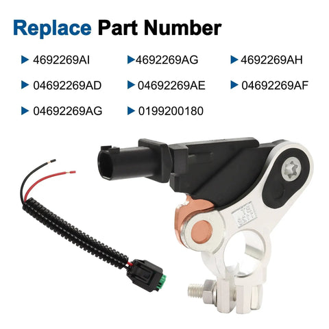 Premium Heavy Duty Battery Current Sensor Replaces 4692269AI AG AH for Chrysler Jeep Dodge with electrical connections.