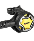 Octopus Dual Second Stage Regulator With Ultralight Tech VAD System And Superflex Hose in black and yellow design