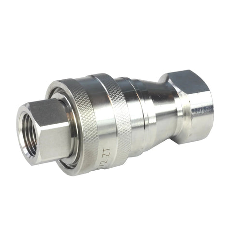 Badass Heavy Duty Half Inch Female Npt Quick Disconnect Coupler Set With 304 Stainless Steel Body and Fluorine Rubber Seals