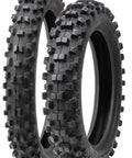 T-35 Front And Rear Dirt Bike Tire Set For Soft To Intermediate Terrain With Deep Tread, Tube-Type Off-Road Moto Tires