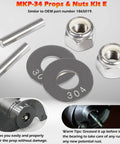 Prop And Nut Kit E For Minn Kota Trolling Motors MKP 33 And MKP 38 Weedless Wedge 2 Propellers Includes Prop Nuts And Washers