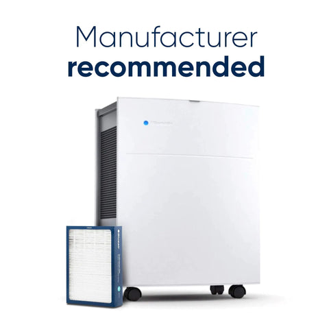 Replacement Filter For Classic 500 600 Series Dual Protection With Smoke Stop Upgrade Activated Coconut Carbon shown with air purifier