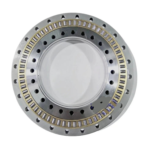 Bulletproof Yrt180 Rotary Table Bearing For Cnc Turntables built heavy duty showing smooth metal finish and precision grooves.