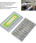 200 Pcs Watch Screw Tube Kit With 10 Sizes 1.3mm Width, gold and silver watch band pins set in storage box