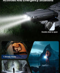 Power Bank 49800mAh Solar Portable Charger With LED flashlight used in outdoor camping and emergency situations