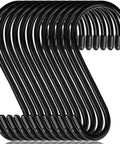 Heavy Duty 6 Inch S Hooks Set Of 12 Vinyl Coated No Slip Metal Hangers For Pots Pans Clothes Towels Plants And More Built To Last Rust Resistant
