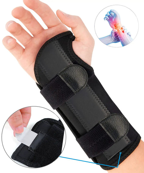 Carpal Tunnel Wrist Brace For Pain Relief And Faster Sleep Adjustable For Men And Women Night Splint Support Right Hand Size M L