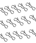 Bow Tie Lock Cotter Pin Five Sixteenth Inch, 15 Pack, shown in steel, for MTD Cub Cadet lawn tractors, decks, gates.