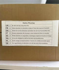 Killer Performance 20 Ton Hydraulic Gear Bearing Puller Set 3 Jaw Adjustable safety warning label on box, multi-language instructions.