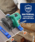 Ultra Precision Electric Circular Saw Milling Positioning Clamp With Adjustable Base Guide, ABS material, in use.