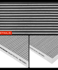 Activated Carbon Cabin Air Filter For Audi A4 A5 Quattro A6 Allroad A7 Sportback A8 Quattro Q5 Q7 Q8 E Tron S S4 And Porsche Cayenne Macan With Odor Reduction Easy Install Fresh Inside Air For Your Ride And All Weather Comfort close-up view
