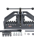 Three Roll Tube Roller Bender For 1.5 Inch Pipe And 2 Inch Tube With 20 Inch And 60 Inch Radii, parts visible on modular system
