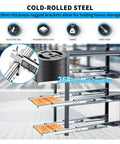 Kickass Heavy Duty Drawer Slides Roll Out Smooth As Butter For Kitchen Cabinets Or Workshop Drawers Ball Bearing Full Extension One Pair Set Built Tough And Ready To Go, showcasing cold-rolled steel construction.