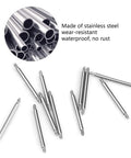 Pro Grade Band Pins Kit With Spring Bar Replacements And Extra Tips 32 Piece Heavy Duty 316 Stainless Steel Pins visible