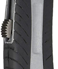 Side view of Soft Grip Retractable Utility Knife With 3 Carbon Steel Blades, Quick Change Blade System, durable black and silver tool.