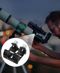 Telescope setup using Universal Dovetail Base For Finder Scopes, Quick Release Aluminum Telescope Mount For Red Dot Sights And Optical Finders.
