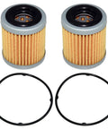 CVT Transmission Oil Cooler Filter Without O Ring Replacement For Nissan Rogue 2008 To 2021, Sentra 2007 To 2026 shown with two filters and rings.