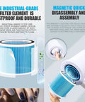 Badass Nail Dust Collector Vacuum with Sturdy Table Mount and Dimmable LED Light showcasing industrial-grade filter and quick assembly.
