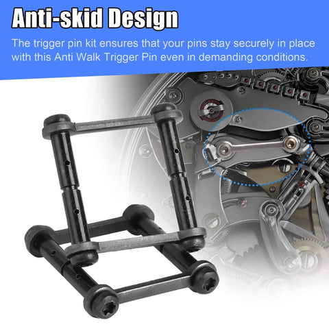 2 Pack Anti Slip Alignment Pins For Industrial Machinery And Motorcycle Engines Built To Last With Heavy Duty Steel Corrosion Resistant Includes Screws Fixing Posts Figure Eight Holders And Wrenches For Quick Easy Locking And Precise Positioning