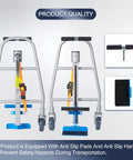 Heavy Duty Furniture And Crate Mover Moving Dolly 1210 Lb Capacity Mechanical Lift for cabinets and crates, showing design features.