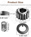 Rear Wheel Gear Kit For Toro 22 Inch Recycler Lawn Mower Replacement Fits 105-6840 components dimensions shown