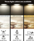 Multiple views of 8 Pack 3 Inch Recessed Downlights With Slick Brass Baffle Trim And Heavy Duty Copper Housing Pro Level COB Can Lights showing 6000K, 4000K, and 3000K light options.