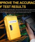 Person holding OTDR Extension Cable 500m Kit With SC APC And LC APC Connectors Single Mode 9 125um G652D Fiber 1310nm 1550nm