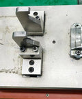 Rock Solid Double Direction Ok Clamp For Tabletop Machining Adjustable Side Fixture With Fixed Clamp Block To Stabilize Workpieces Heavy Duty Precision Jig For Milling Drilling Mold Making And Quick Setup on metal base