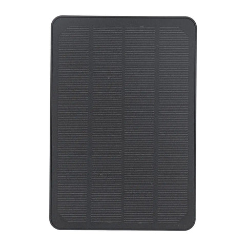 Efficient Solar Panel Charger Kit With DC Output In Monocrystalline Silicon ABS Shell, rectangular black panel close-up