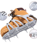 Side view of Spiked Lawn Aerator Shoes For Patio And Garden Use With 4.5cm Nails Durable EVA Rubber And Metal Build Easy To Wear Yard Aeration Tool