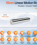 Smooth Operation 2Pack Of 10mm By 100Mm Linear Motion Rods Shaft Guide With Reliable Chrome Plated Carbon Steel Build For Perfect Sliding Action, precision ground and polished finish.