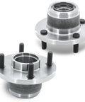 Rear Wheel Bearing And Hub Assembly Set Of 2 For Ford Focus 2000 2009 Rear Disc Brake Models Only, 4 Lug, Fits Driver And Passenger Sides, No ABS, Direct Bolt On Replacement