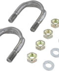 OE Replacement 1310 Series U Bolt Kit With U Joint End Yokes And Bearing Strap showing U-bolts, nuts, and washers.