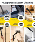 Heavy Duty Steam Cleaner With 2L Water Tank, 28 Piece All In One Multipurpose Kit for cleaning grout, floors, tiles, and ovens