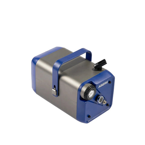 Ultra Quiet Airbrush Compressor With Built In Air Tank Portable Lightweight 5.5lb Unit Integrated Regulator Smooth Air Flow For Hobbyists