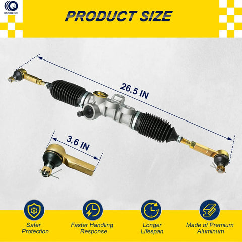RXV Golf Cart Steering Gear Box Assembly For EZGO RXV Gas And Electric Carts 2008 Up Replacement OEM 601500 618329 601580 603865 604614