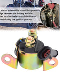 Starter Solenoid Relay Replacement for Ranger 400 500 570 700 800 EFI 4x4 Models 2006 2014 Direct Fit Heavy Duty Start Relay for Easy Install and Reliable Quick Start, black relay with mounting tabs
