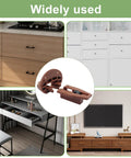 Top Notch Heavy Duty Bottom Mount Drawer Slides Featuring Buttery Smooth Rolling Tracks For Vintage Dressers And Nightstands Handy Furniture Fix Up Kit Without Sleeves shown with various furniture.