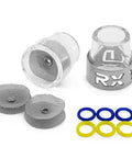 12 Piece TIG Cup Kit With Titanium Cover For TIG Welding Torch Including 2 Full Cups, 3 Gas Lens Diffusers, 6 O-Rings