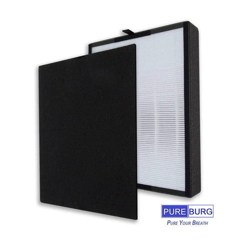 Replacement Filter Pack For Alen BreatheSmart 45i And Flex Air Purifiers, 2 H13 True HEPA Filters Plus 8 Activated Carbon Pre-Filters
