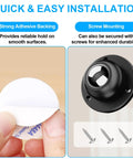 Self Adhesive Caster Wheels 360 Degree Rotating Swivel Castors 1 Inch Steel Universal Wheel installation instructions