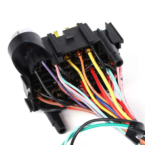 Close-up of colorful cables and connectors from the 12V Universal Fuse Harness Kit With 21 Circuit Color Coded Wires For Cars Trucks RVs