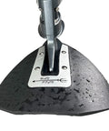Whale Tail Hydrofoil Stabilizer Fin Kit for Outboard and Stern Drive Motors attached to boat motor