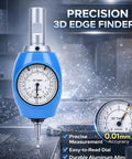 3D Edge Finder for CNC Machines Portable Accurate Universal Probe Locator Tool with insulated probes and 0.01mm accuracy dial