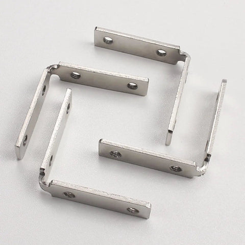 Effortless Install Right Angle Cabinet Corner Mounting Plates And Brackets for cabinets and wardrobes, heavy duty kitchen hardware shown