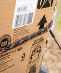Heavy Duty Truck Rope For Cargo Securement And Tie Downs With Twisted 3 Strand Polypropylene Black With Orange Tracer securing box