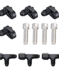 Steam Vent Hose And Coolant Crossover Kit For LS Series Engines LS1 LS2 LS6 LM7 LSX stainless fittings and screws set