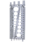 All In One Nut And Bolt Gauge For Quick Measurement Of Nuts Bolts Screws And Washers Inches And Millimeters USS SAE And Metric